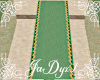 Green Gold Carpet Runner