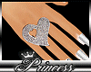 T-Diamond Heart Ring