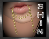 Chained Lips Gold - F