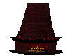 (DR) RED BLACK FIREPLACE