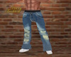 stacked jeans 25