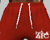 Snap Track Pants Red