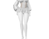 White Lace Corset Dress