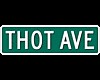 Thot Ave Street Sign