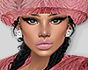 I│Faux Fur Hat Pink