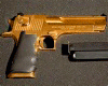 pistola color oro
