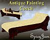 Antq Fainting Couch Crm