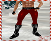 SC PANTS  RED PVC MALE