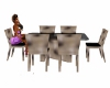 Abstract Dining Set