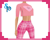 [S] Pink Pyjamas Set