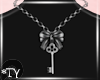 *TY Silver Key + chain