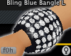f0h Bling Blue Bangle L