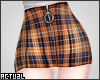 ✨ Orange Plaid Skirt