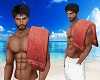 BEACH Towel red