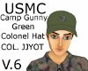 Green Marine Hat Colonel