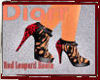 Diorr Red Leopard Heels