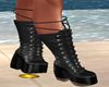 Angel Laced Black Boots