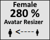 Avatar scaler 280% Femal