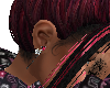 Pink studs earrings