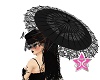 dark lace umbrella