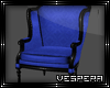 -V- Blue Antique Chair