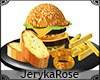 [JR]Hamburger with Fries