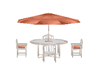 peach patio set