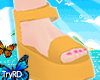 🦋 Kids yellow sandals