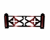 red wood fence