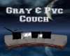 Grey & PVC Couch