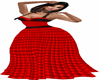 red/blk tartan dress