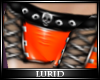 Lu* PVC Shorts Pumpkin