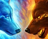 Fire N Ice Wolf