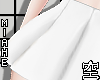 空 Skirt White 空