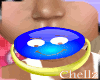 $$ Blue Smiley Paci