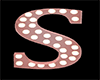 S Pink Letter Neon