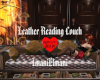 *IE*Leather Reading Sofa