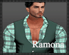 Teal Plaid Couple M
