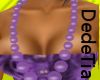 !T! purple Necklace