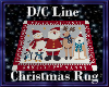 D/C Christmas Rug