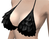 M*Black falbala bikini