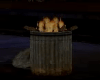 trash can and fire