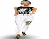 White jeans & T-Shirts B