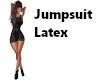 Jumpsuit Black Latex