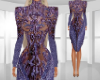 Purple Fringe Dress
