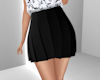 Pleated skirt  - Black