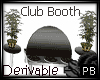  Club Booth w/tables