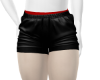 Black Red Muscle Shorts