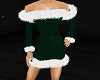 SEXY green SANTA DRESS