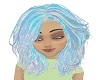 light blue sparkle hair